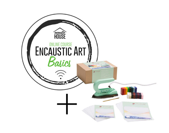 Starterset + Online cursus Encaustic Art Basics (NL)